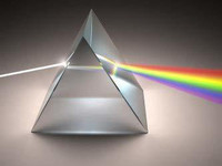 OURVIC Equilateral Glass PRISM | 50 X 50 MM | For Student | Science Experiments | Solid Prism