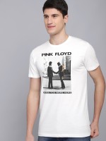 Pink Floyd By Free Authority Graphic Print Men Round Neck White T-Shirt