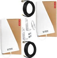 Netboon 4g External Lpda Antenna Mimo Kit For 4g Routers 30+30 HLF 400 Cable Antenna Amplifier