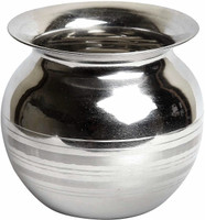 Finetouch STAILNESS STEEL LOTA Stainless Steel Kalash(Steel)