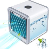 Woomzy 4 L Room/Personal Air Cooler(White, Air Cooler Fan Mini USB Air Conditioner Light Desktop Air Cooling Fan Humidifier)   Air Cooler  (Woomzy)