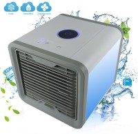 View Porchex 4 L Room/Personal Air Cooler(White, Mini USB Portable Air Conditioner Air Cooler Humidifier Purifier LED Light) Price Online(Porchex)