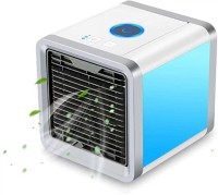 View Hemovia 4 L Room/Personal Air Cooler(White, Mini Portable Air Cooler Fan Arctic Air Personal Space Cooler)  Price Online