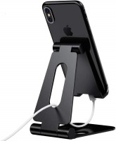 ELV Aluminum Adjustable Foldable Stand for All Smartphones and tablet Mobile Holder