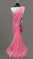 Vivan Fab Embellished Fashion Georgette Saree(Multicolor)