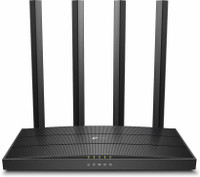 T P LINK TP-Link AC1200 Wi-Fi Router Full Gigabit Dual Band Archer C6U 1200 Mbps Router(Black, Dual Band)