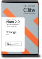 HAPITIZER Elite Car Air Freshener - Unique Natural Fragrance (Black Aluminium - Cologne) Air Purifier(Pack of 1)
