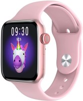 Smars HW22 Smart Watch Full Screen Bluetooth Feature Fitness Tracker Waterproof Smartwatch(Pink Strap, FREE)
