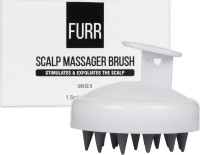 FURR By Pee Safe Scalp Hair Massager Brush | Helps In Stimulating Blood Flow & Reducing Dandruff Massager(White, Black)