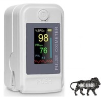 prime health Ultra Fast Make in India Pulse Oximeter (OLED) with Heart Rate, SpO2 and Pi Pulse Oximeter(White)