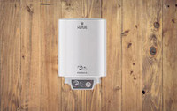 Polycab 10 L Storage Water Geyser (10 LETTER 2KW EMERALD METAL BODY GLASSLINE GEYSER, OFF WHITE)