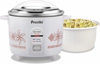 Preethi RC-321 A22DP Electric Rice Cooker(2.2 L, White & Red)