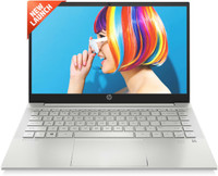 HP Pavilion Ryzen 5 Hexa Core 5625U - (16 GB/512 GB SSD/Windows 11 Home) 14-EC1019AU Thin and Light Laptop(14 inch, Natural Silver, 1.41 kg, With MS Office)