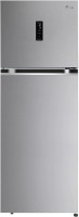 LG 360 L Frost Free Double Door 3 Star Convertible Refrigerator(Shiny Steel, GL-T382VPZX)   Refrigerator  (LG)