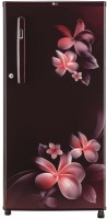 View LG 190 L Direct Cool Single Door 2 Star Refrigerator(Scarlet Plumeria, GL-B199OSPC) Price Online(LG)