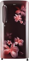 LG 190 L Direct Cool Single Door 3 Star Refrigerator(Scarlet Plumeria, GL-B201ASPD.ASPZEB)