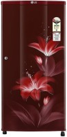 LG 185 L Direct Cool Single Door 1 Star Refrigerator(Ruby Glow, GL-B181RRGB)
