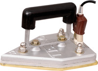 Ideal Tejco Brass Base Electric Press Laundry & Tailor USE Only 12 PUND 5.5 KG 800 W Dry Iron(Gold, Silver)