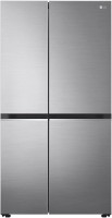 View LG 694 L Frost Free Side by Side Inverter Technology Star Refrigerator(Platinum Silver III, GC-B257SLUV) Price Online(LG)