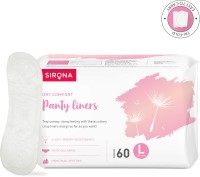 Sirona Ultra-Thin Premium Panty Liners (Regular Flow) 60 Counts - Large Pantyliner(Pack of 60)