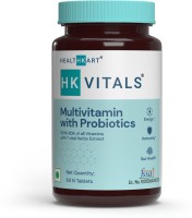 HEALTHKART HK Vitals Multivitamin with Probiotics, Immunity and Gut Health (60 Tablets)(60 No)