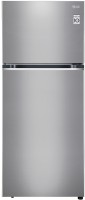 LG 408 L Frost Free Double Door 2 Star Convertible Refrigerator(Shiny Steel, GL-S412SPZY.DPZZEB)   Refrigerator  (LG)