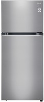 LG 423 L Frost Free Double Door 2 Star Refrigerator(Dazzle Steel, GL-S422SDSY.DDSZEB)   Refrigerator  (LG)