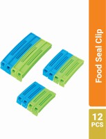Flipkart SmartBuy Air-Tight Small, Medium, Large Plastic Food Clip(Set of 12, Multicolor)