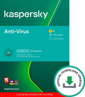 Kaspersky New Subscription 1 PC PC 3 Years Anti-virus (Email Delivery - No CD)(Standard Edition)