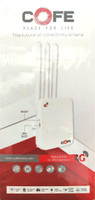 COFE All New 4GSim Triple Antenna Router WiFi+LAN/WAN CF-503 300 Mbps 4G Router(White, Dual Band)
