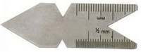 SAMENX Fishtail Center Gauge 55° degree MM/Metric Ring Gauge