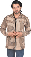 KLIZEN Full Sleeve Printed Men Denim Jacket