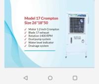 View Puneet 70 L Window Air Cooler(White, CROMPTON17) Price Online(Puneet)