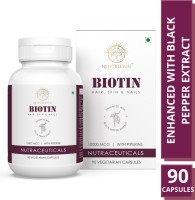 NEWTREESUN Biotin capsules for Healthy Hair Growth Nail Skin nutrients vitamins diabetes(90 Tablets)