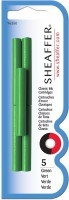 SHEAFFER Cartridge Ink Cartridge(Pack of 5, Green)