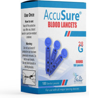 AccuSure Round Glucometer Lancets(100)
