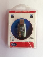 QUANTUM (Pack of 5) QHM623 USB SOUND CARD USB Adapter(Black)