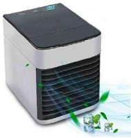 View GanavGiftDecor 4 L Room/Personal Air Cooler(White, Ganav Arctic Air Portable Water base Mini Cooler With LED light for Office Desk)  Price Online