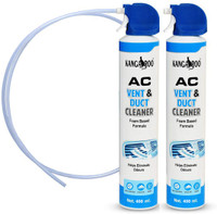 KANGAROO Car AC Vent & Duct Cleaner 400 ML Each Effective Cleaning 400 ML Each ( Pack of 2) Vehicle Interior Cleaner(800 ml)