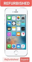 (Refurbished) APPLE iPhone SE (Silver, 16 GB)