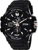 Skmei AD0990-SILVER Sports Analog-Digital Watch For Unisex
