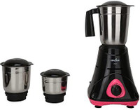 Kenstar MIXER GRINDER 500W 500 W Mixer Grinder(TUFEE | 3 Jars | BLACK AND PINK)