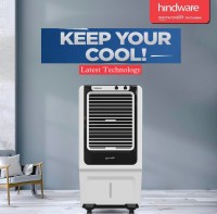 Hindware 90 L Desert Air Cooler(BLACK AND WHITE, Snowcrest Arctic 90 Liter Inverter Compatible Desert Air Cooler)