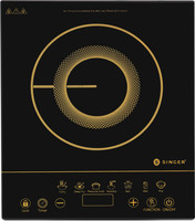 SINGER 2000 W Induction Cooktop Touch Panel(Black, SICT 2000 PBT)