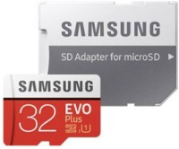 SAMSUNG Oiginal EVO Plus 32 GB SD Card Class 10 95 MB/s  Memory Card(With Adapter)