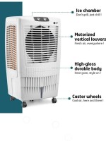 View jeig 5 L Tower Air Cooler(White, 3345)  Price Online