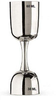 KIA.Appliances Premium Peg Measure 30/60 ML Shot Glass 1 - Piece Bar Set(Stainless Steel)