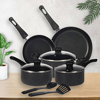 Kreme NonStick 5pcs Set Combo (Non Induction) Non-Stick Coated Cookware Set(Aluminium, 7 - Piece)