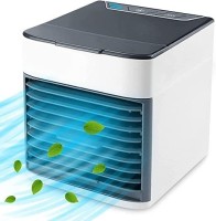 View GS ECOM 3.99 L Room/Personal Air Cooler(White, Personal Space Cooler 3-in-1 Portable Mini Air Cooler & 3 Speeds With LED Lights)  Price Online