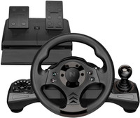 Nitho DRIVE PRO V16 RACING WHEEL & PEDAL SET  Motion Controller(Black, For PS3, PS4, Xbox One, PC)